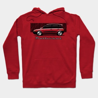 My drawing of the most bizarre, clever and cool minivan ever Hoodie